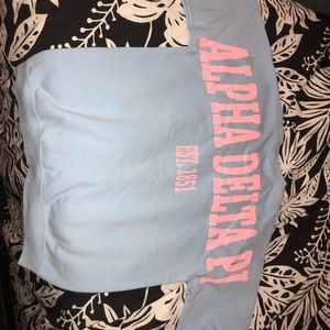 Alpha delta pi crew neck sweatshirt
